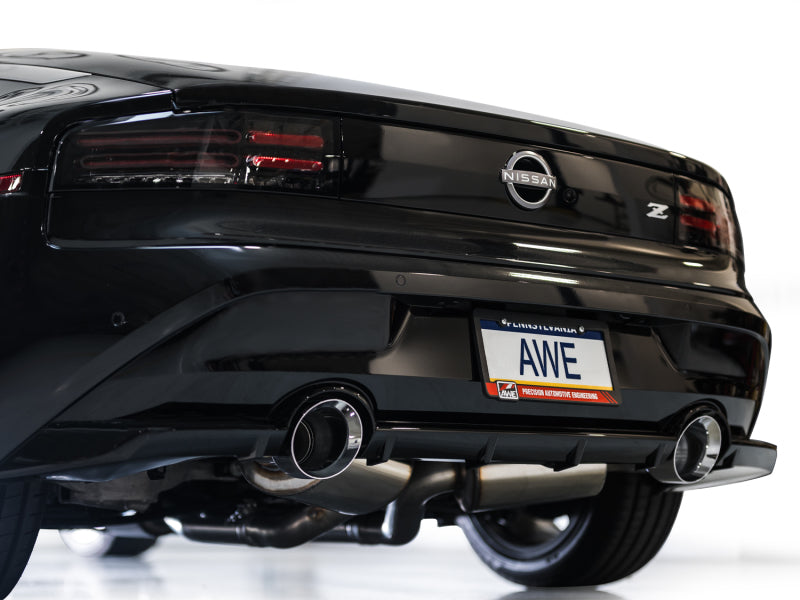 AWE Tuning 3020-32400 AWE 2023 Nissan Z RZ34 RWD Track Edition Catback Exhaust System w/ Chrome Silver Tips