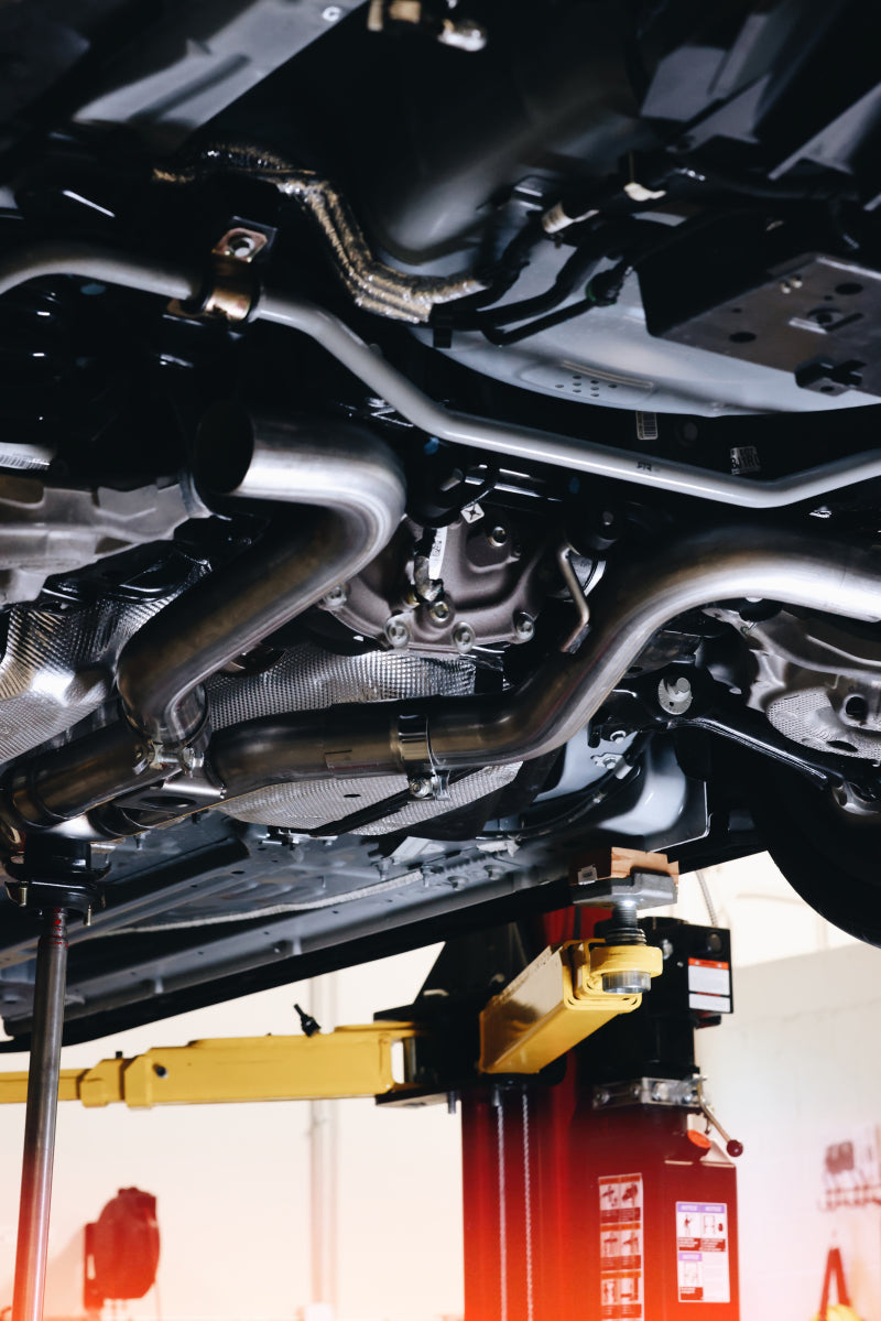 MBRP S72233CF 18-22 Ford Mustang 2.3L Ecoboost 3in Cat-Back Exhaust w/ Quad Carbon Fiber SS Tips - T304