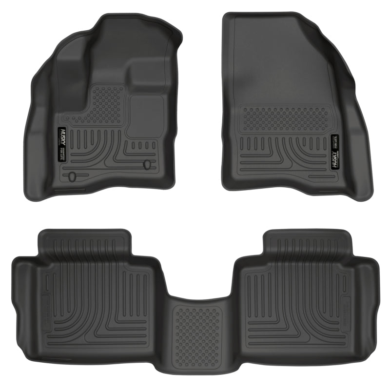 Husky Liners 98701 10-13 Ford Taurus WeatherBeater Combo Black Floor Liners