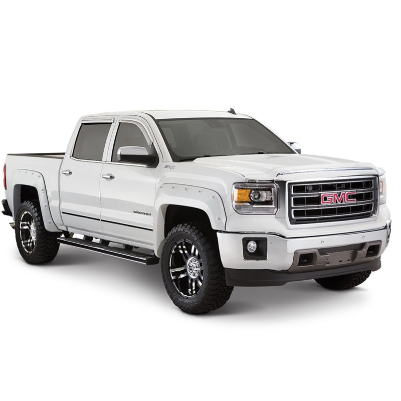 Bushwacker 40957-84 17-18 Chevy Silverado 1500 Fleetside Pocket Style Flares 4pc 78.8/97.8in Bed - Graphite