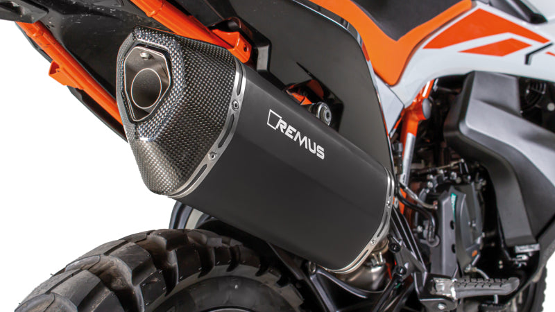 Remus 64783 655219 2019 KTM 790 Adventure R Mod Black Hawk Black Slip On