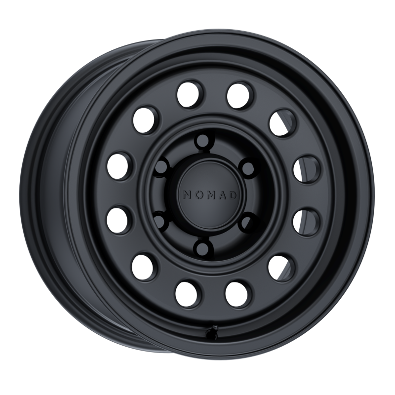 Nomad N501SB-78560-00 N501SB Convoy 17x8.5in / 6x139.7 BP / 0mm Offset / 106.1mm Bore - Satin Black Wheel
