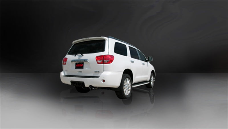 CORSA Performance 14573BLK Corsa 2008-2017 Toyota Sequoia 5.7L V8 Touring Cat-Back Exhaust w/Black 4in Tip