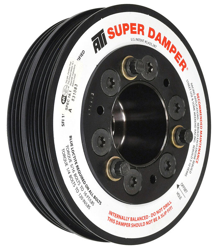 ATI ATI918522BG1 Damper 94-05 Miata 1.8L 5.67in 4 Grv - 1Pc Belt Guide w/o Trigger Wheel (916885BG1 Included)