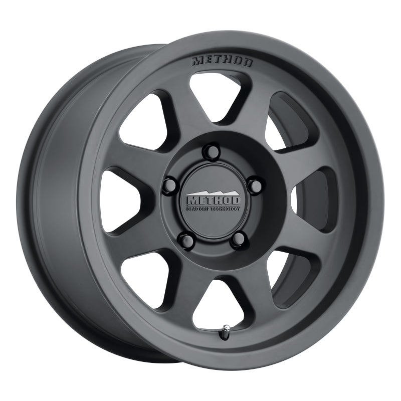 Method Wheels MR70179050512N Method MR701 17x9 -12mm Offset 5x5 71.5mm CB Matte Black Wheel