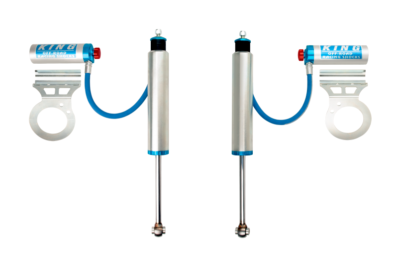 King Shocks 25001-327A 2014+ RAM 2500 4WD Front 2.5 Dia Piggy Hose Shock w/Adjuster (Pair)