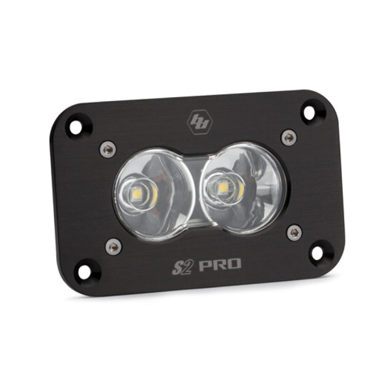 Baja Designs 481006 S2 Pro Work/Scene Pattern Flush Mount LED Work Light - Clear