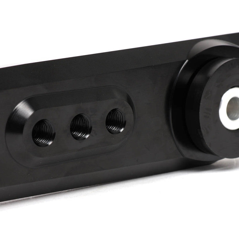 BLOX Racing BXSS-21204-BK-V2 V2 Billet Rear Lower Control Arms Poly Bushings 96-00 Honda Civic - Black