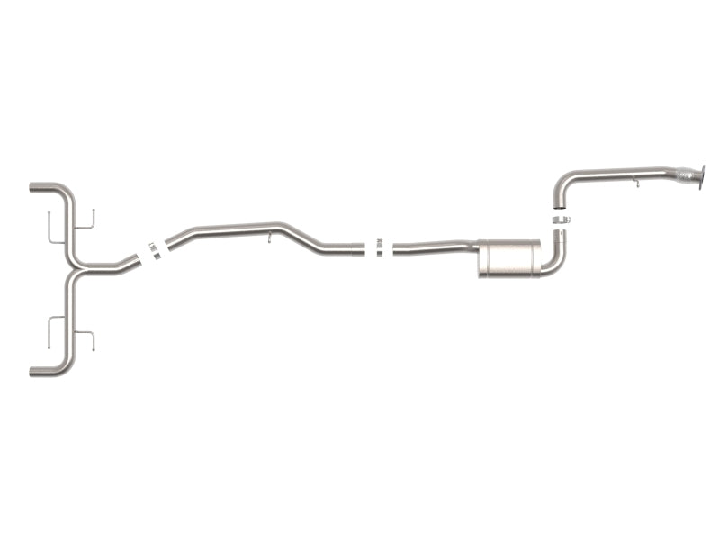 aFe 49-36903 17-21 Alfa Romeo Giulia L4-2.0L (t) Mach Force-Xp 2in to 2-1/2in 304SS Cat-Back Exhaust