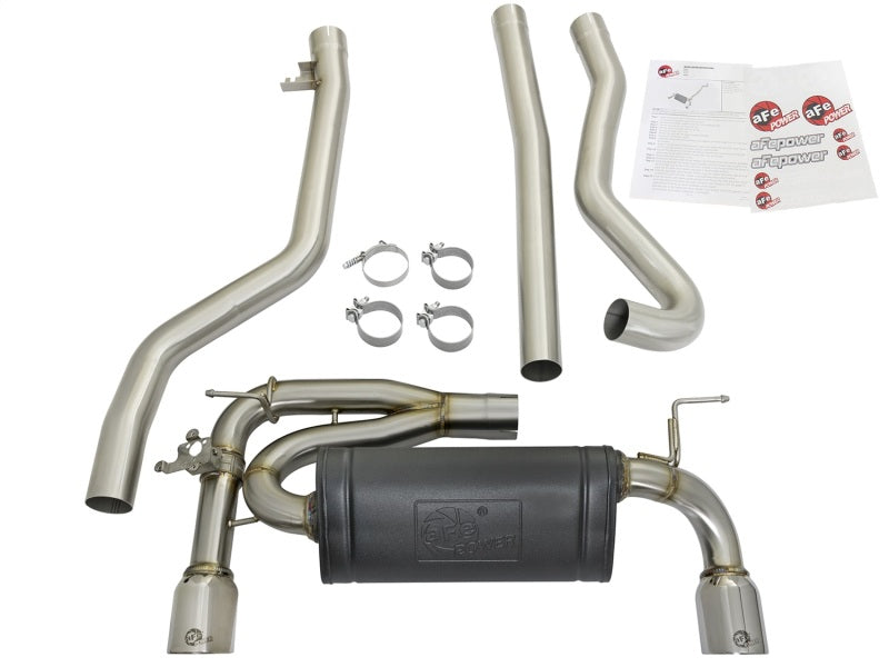 aFe 49-36334-P afe POWER MACH Force-Xp 16-17 BMW 340i/340ix/ 3.0L 304 SS Cat-Back Exhaust System