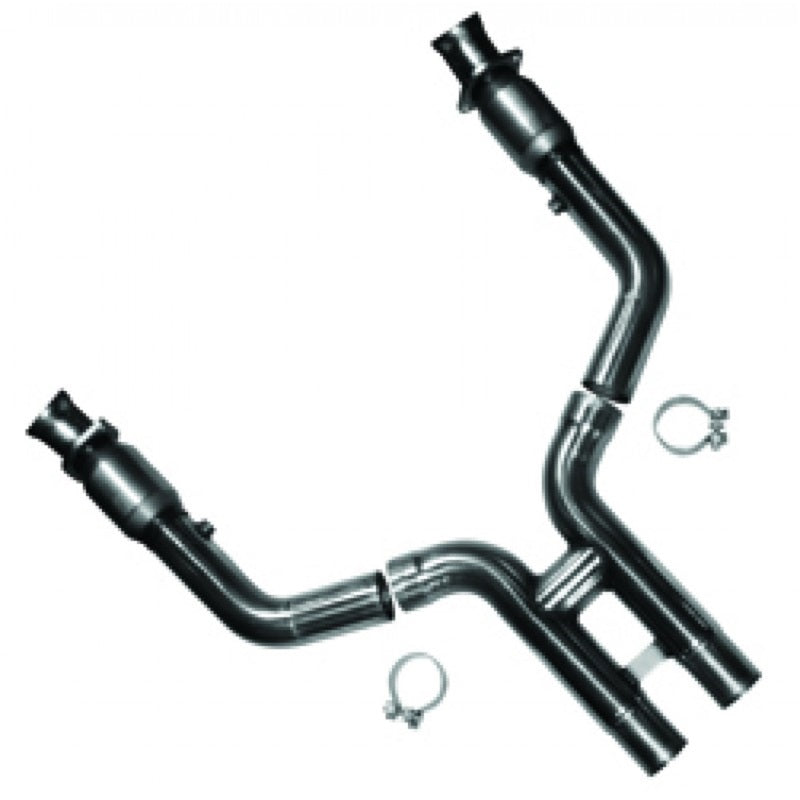 Kooks Headers 11413500 Kooks 11-14 Ford Mustang GT 5.0L 4V 3in x 2 3/4in OEM Cat H Pipe Kooks HDR Req