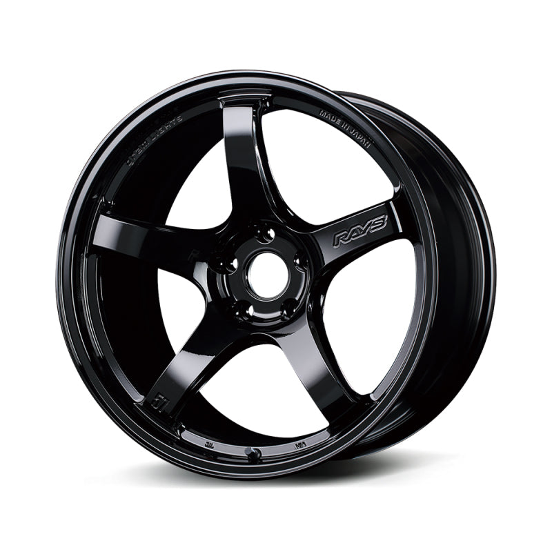Gram Lights WGCRQ38EGX 57CR 17x9 +38 5x114.3 Gloss Black Wheel