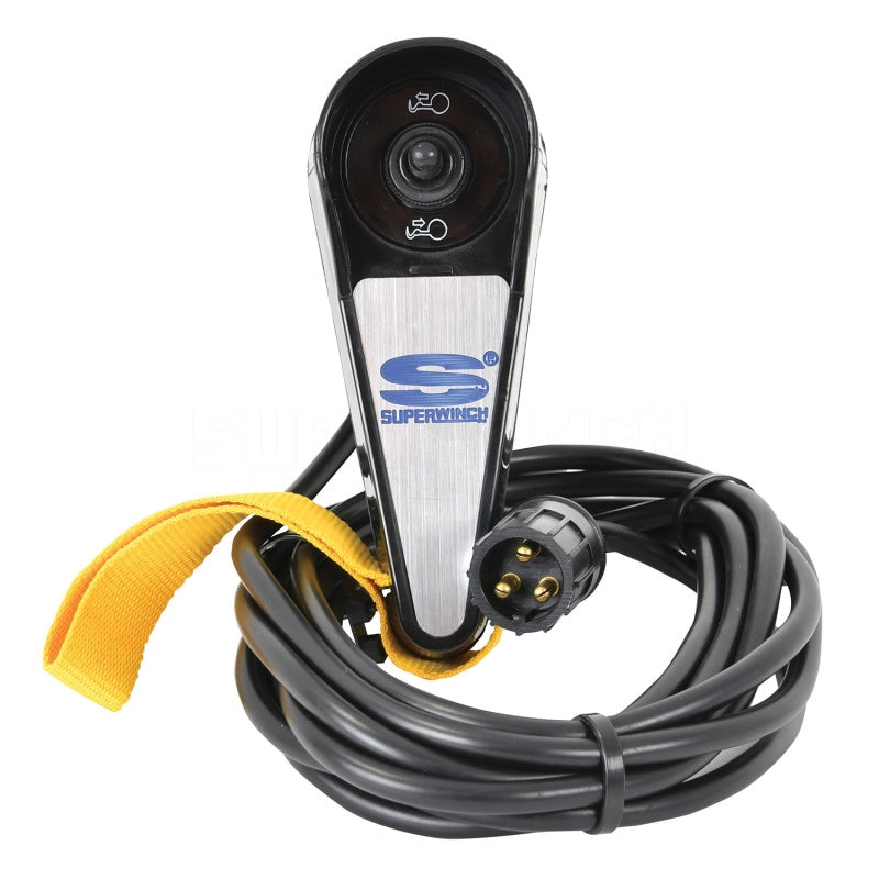 Superwinch 1595201 9500 LBS 12V DC 3/8in x 80ft Synthetic Rope Tiger Shark 9500 Winch