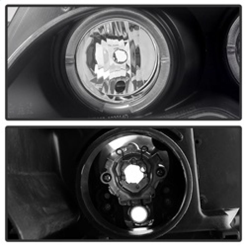 SPYDER 5042415 Spyder BMW E46 3-Series 02-05 4DR Projector Headlights 1PC LED Halo Blk PRO-YD-BMWE4602-4D-AM-BK