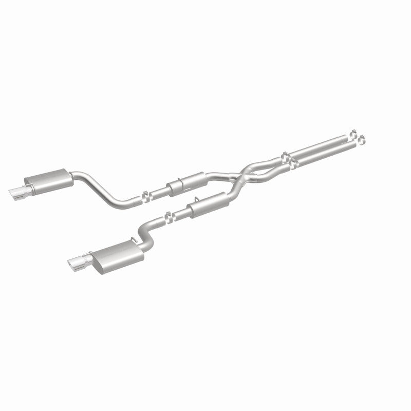 Magnaflow 15494 MagnaFlow 11-12 Dodge Charger SRT-8 Hemi Dual Split Rear Exit Stainless Cat-Back Performance Exhaust