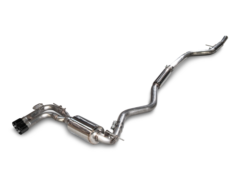 AWE Tuning 3010-23022 BMW F3X 28i / 30i Touring Edition Axle-Back Exhaust Single Side - 80mm Black Tips