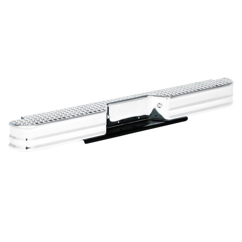 Westin 71000 /Fey 83-97 Mitsubishi Pickup / 80-88 Toyota Pickup Diamondstep Universal Bumper - Chrome