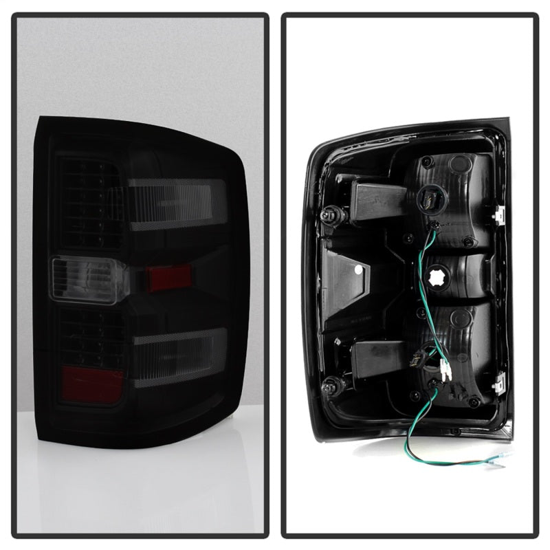 SPYDER 9036552 xTune Chevy 1500 14-16 / Silverado 2500HD/3500HD LED Tail Lights - Black Smoked ALT-JH-CS14-LED-BSM