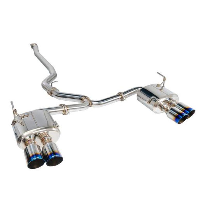 Remark RK-C4076S-01T 2015+ Subaru WRX/STi 4in Quad Cat-Back Exhaust Titanium Stainless Non-Resonated