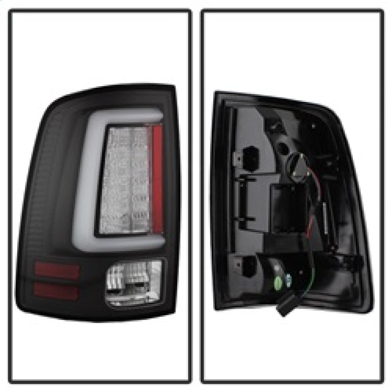SPYDER 5084057 Spyder Dodge RAM 2013-2014 Light Bar LED Tail Lights - Black ALT-YD-DRAM13V2-LED-BK