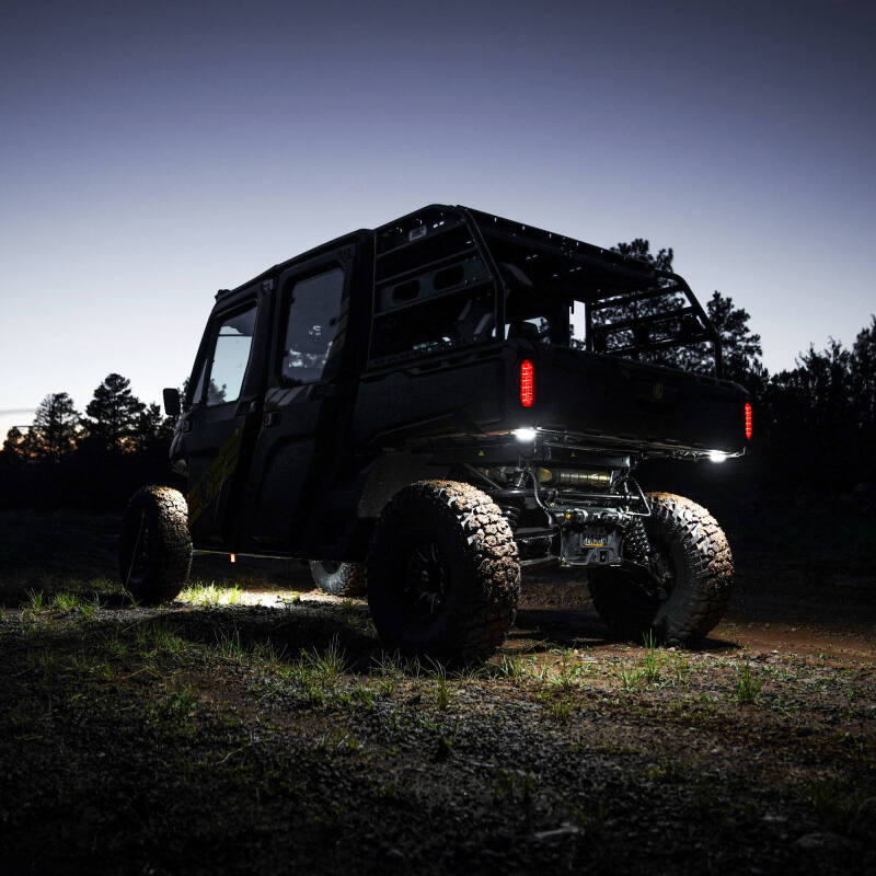 KC HiLiTES 91040 Cyclone V2 LED - Rock Light - 6-Light System - Clear - 5W Flood Beam