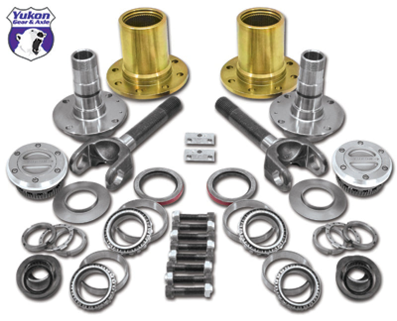 Yukon Gear & Axle YA WU-04 Yukon Gear Spin Free Locking Hub Conversion Kit For Dana 60 & Aam / 00-08 SRW Dodge