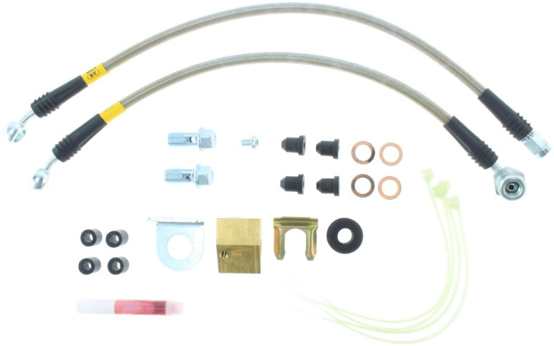 Stoptech 950.58501 StopTech 06-10 Jeep Grand Cherokee (all) Stainless Steel Rear Brake Lines