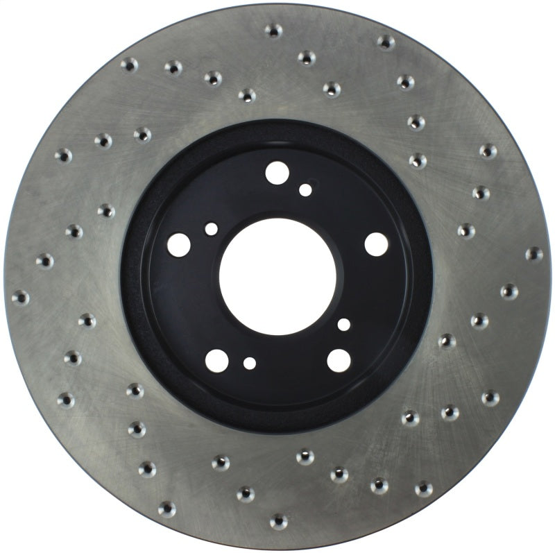 Stoptech 128.40036R StopTech 06-08 Civic GX / 02-04 CR-V / 98-02 Honda Accord V6 / 03-07 Accord 4 cyl/V6 MT Drilled Rig