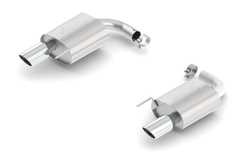 Borla 11895 Atak S Rear Section 15-17 Ford Mustang GT 5.0L V8 MT/AT 2.5in pipe 4in tip