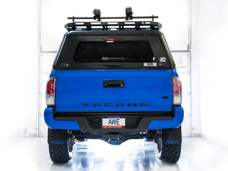 AWE Tuning 3015-31826 AWE 2016-2022 Toyota Tacoma 0FG Exhaust with BashGuard - No Tips
