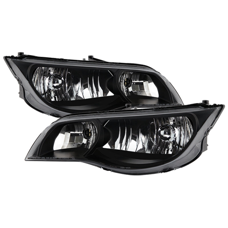 SPYDER 9035654 xTune Saturn ION Coupe 03-07 (Not Sedan) OEM Style Headlights - Black HD-JH-SAION-2D-BK