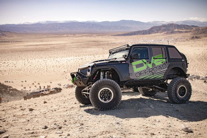 DV8 Offroad HDMB07-02 07-18 Jeep Wrangler JK Metal Heat Dispersion Hood - Primer Black
