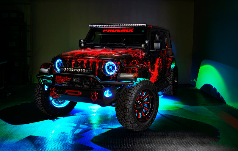 ORACLE Lighting 5846-334 Oracle Jeep Wrangler JK/JL/JT High Performance W LED Fog Lights - w/o Controller SEE WARRANTY