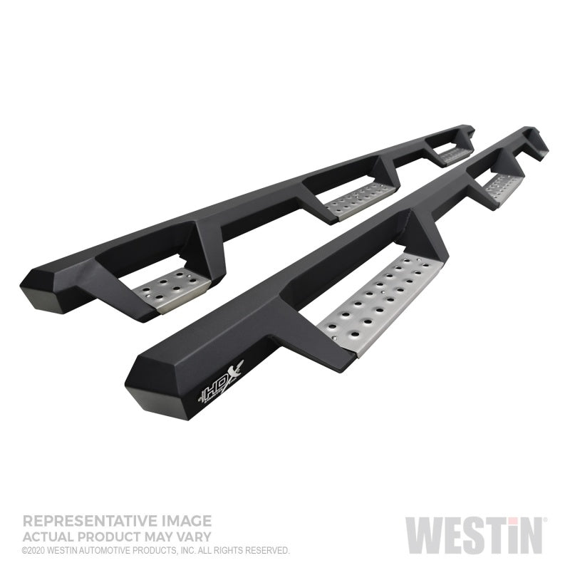 Westin 56-5347852 19-20 RAM 2500/3500 HDX Stainless Drop W2W Nerf Step Bars - Textured Black