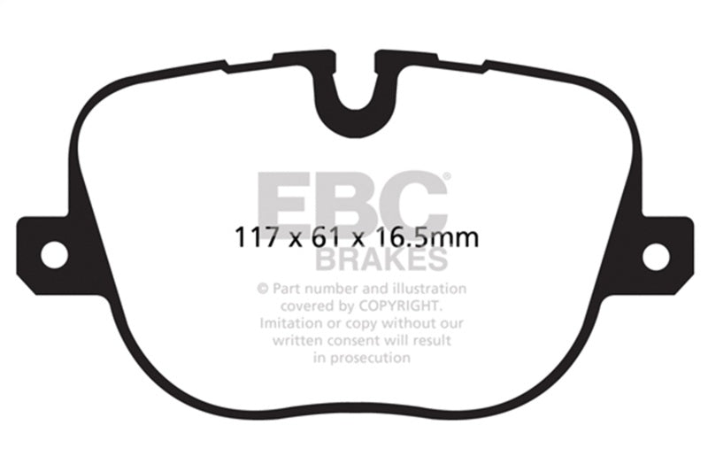 EBC DP62068 10-12 Land Rover Range Rover 5.0 Supercharged Greenstuff Rear Brake Pads