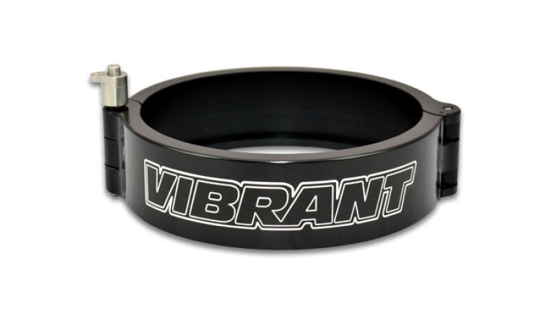 Vibrant 12538 4in HD Quick Release Clamp w/Pin - Anodized Black