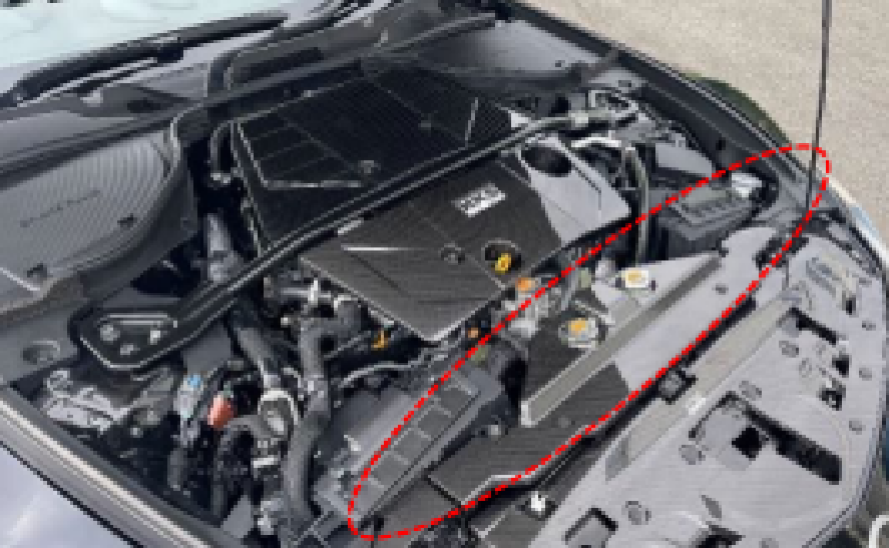 HKS 70026-AN003 2023 Nissan Z Dry Carbon Radiator Cover