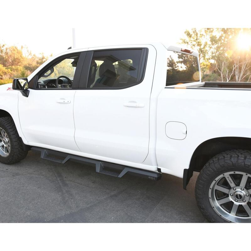 Westin 56-14135 2019 Chevrolet Silverado / GMC Sierra 1500 Crew Cab Drop Nerf Step Bars - Textured Black
