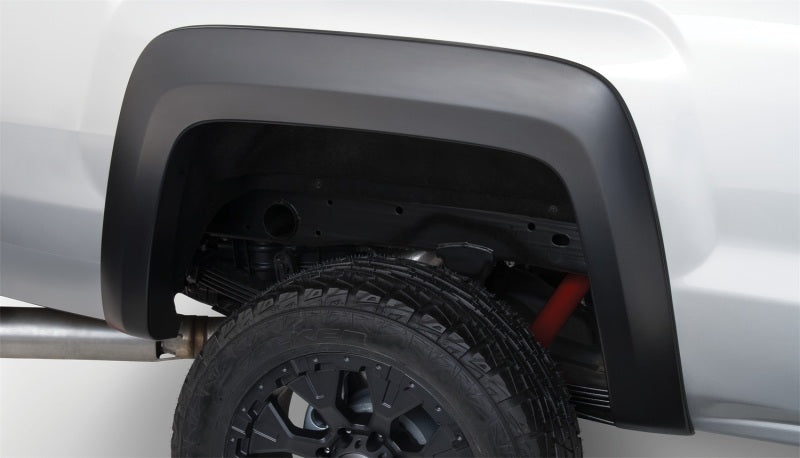 Bushwacker 40966-02 15-18 GMC Sierra 2500 HD Extend-A-Fender Style Flares 4pc 78.8/97.6in Bed - Black
