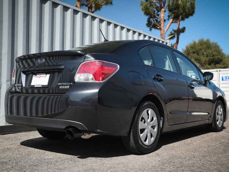 aFe 49-36052-B POWER Takeda 12-16 Subaru Impreza 2.0L 2.5in 304SS CB Exhaust w/ Black Tips