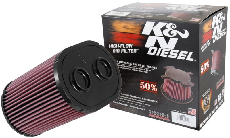 K&N Engineering E-0644 K&N 2017 Ford F250 Super Duty V8-6.7L DSL Replacement Drop In Air Filter