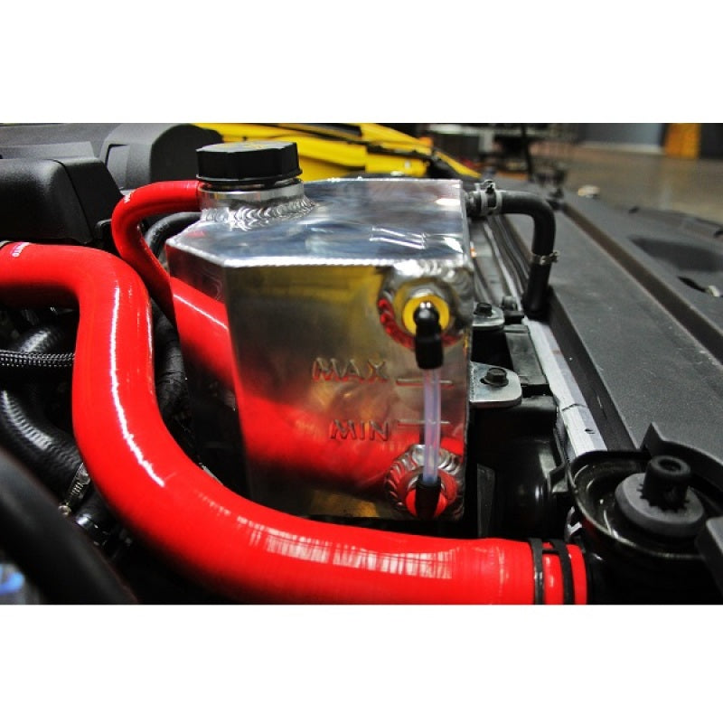 Mishimoto MMRT-MUS-15E 2015 Ford Mustang EcoBoost / 3.7L / 5.0L Aluminum Coolant Expansion Tank-Polished