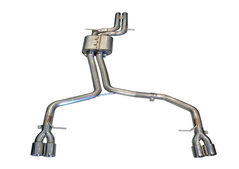 AWE Tuning 3020-42020 Audi B8 / B8.5 S4 3.0T Track Edition Exhaust - Chrome Silver Tips (90mm)
