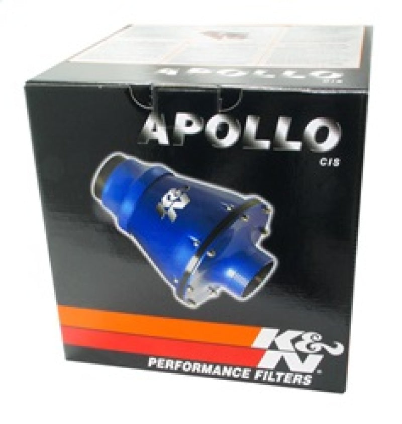 K&N Engineering RC-5052AB K&N Universal Apollo Black Cold Air Intake - 70mm OD FLG PP