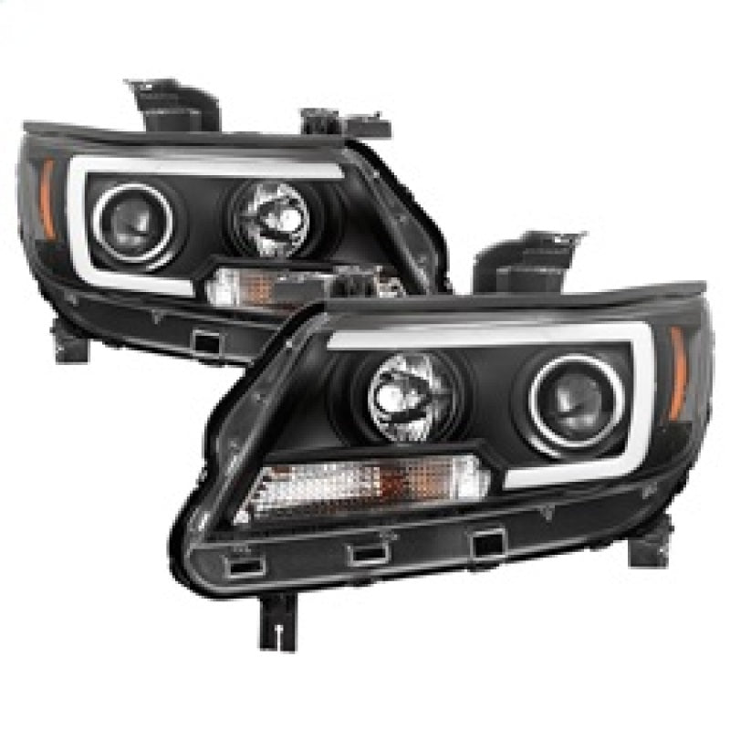 SPYDER 5085283 Spyder 15-17 Chevy Colorado Projector Headlights - Light Bar LED - Black (PRO-YD-CCO15-LBDRL-BK)