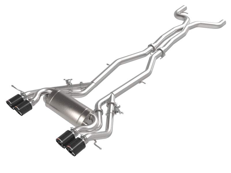 aFe 49-36351-C MACHForce XP Exhausts Cat-Back SS 19-21 BMW M2 Competition L6-3.0L w/Carbon Tips