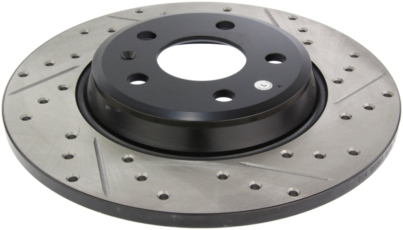 Stoptech 127.33127L StopTech Power Slot 09-10 Audi A4/A4 Quattro / 08-10 A5 / 10 S4 Rear Left Drilled & Slotted Rotor