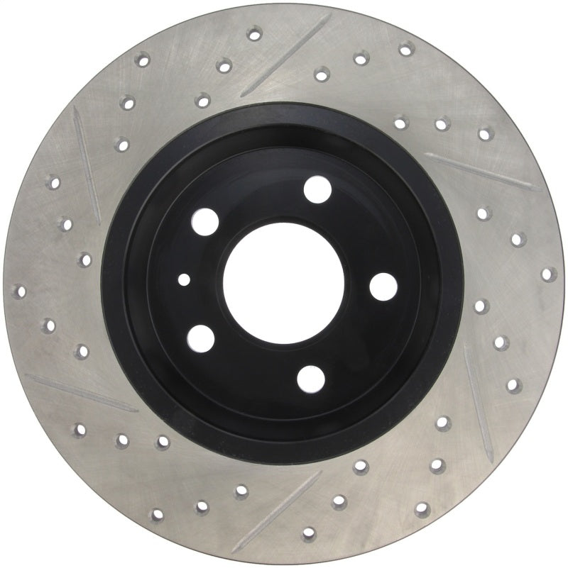 Stoptech 127.33127L StopTech Power Slot 09-10 Audi A4/A4 Quattro / 08-10 A5 / 10 S4 Rear Left Drilled & Slotted Rotor