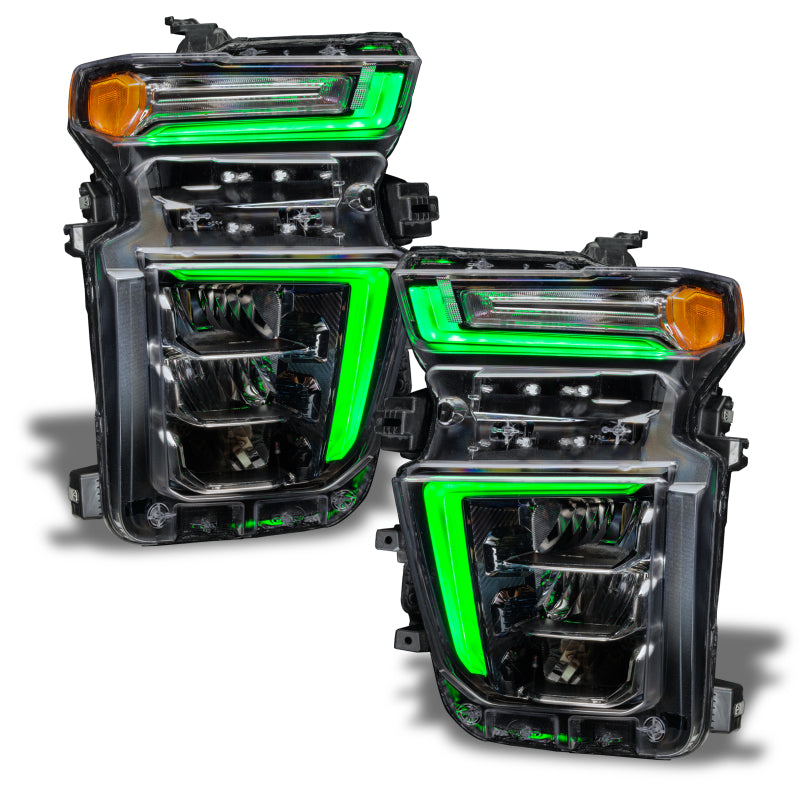 ORACLE Lighting 1452-330 Oracle 20-21 Chevy Silverado HD 2500/3500 RGB+W Headlight DRL Upgrade Kit - ColorSHIFT SEE WARRANTY