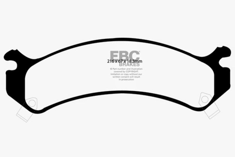 EBC ED91305 02 Chevrolet Avalanche 8.1 (2500) Extra Duty Front Brake Pads